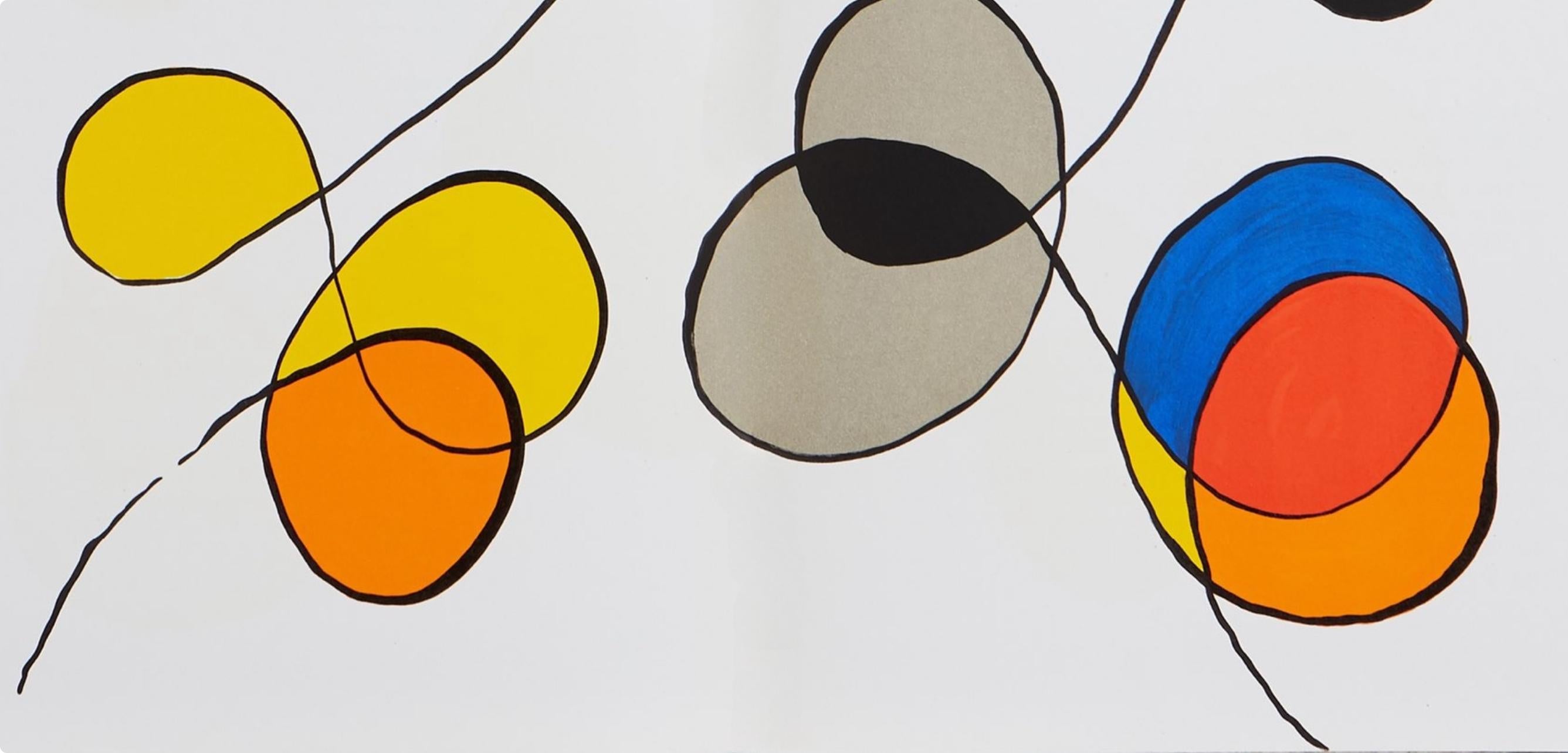 Alexander Calder, Composition, Derrière le miroir, Limited Edition Lithograph