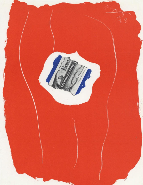 Robert Motherwell, Composition (Belknap, App. 24), XXe siècle, Limited Edition Lithograph