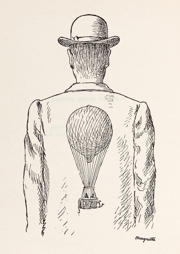 René Magritte, Composition, Dix dessins de René Magritte, Limited Edition Lithograph