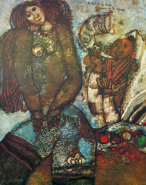 Théo Tobiasse, Ram's Horn, Original Edition Offset Lithograph