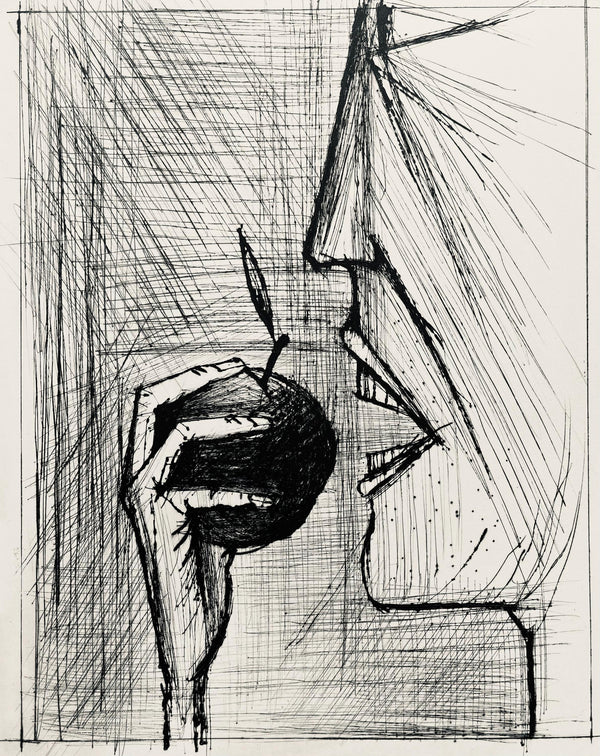 Bernard Buffet, Composition (Reinz 208-222), Voyages Fantastiques, Limited Edition Etching