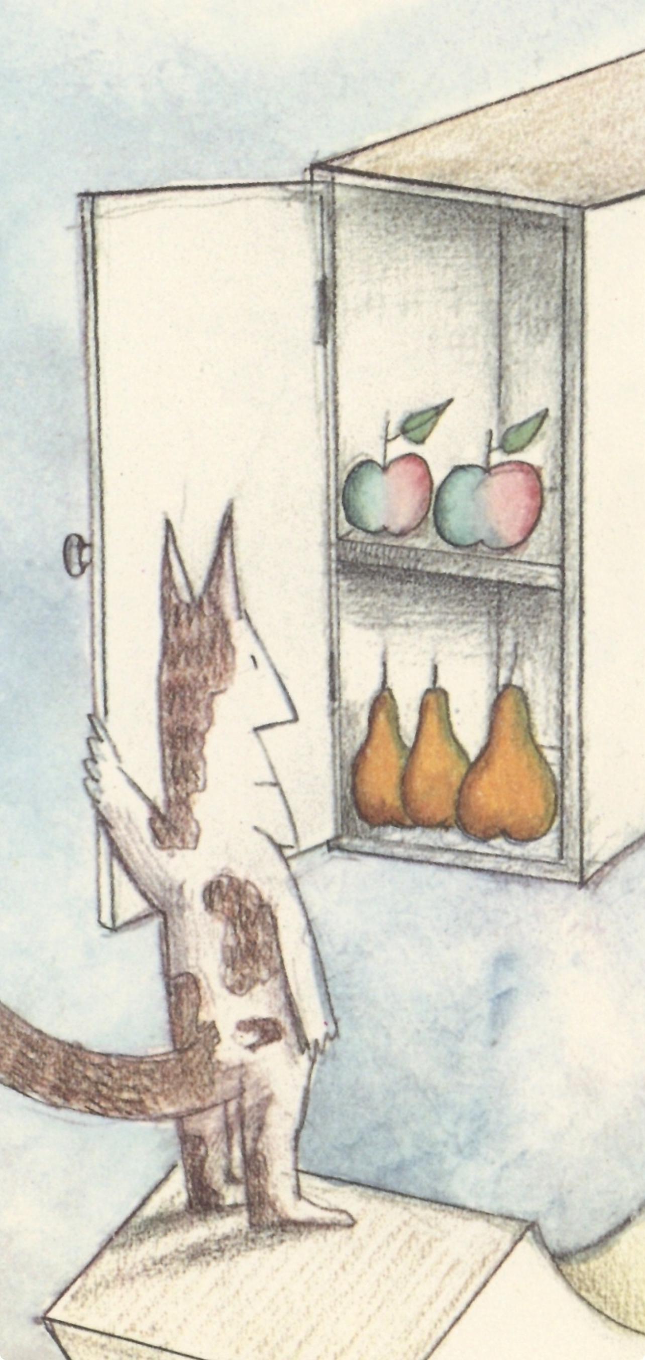 Saul Steinberg, Composition, Derrière le miroir, Limited Edition Lithograph