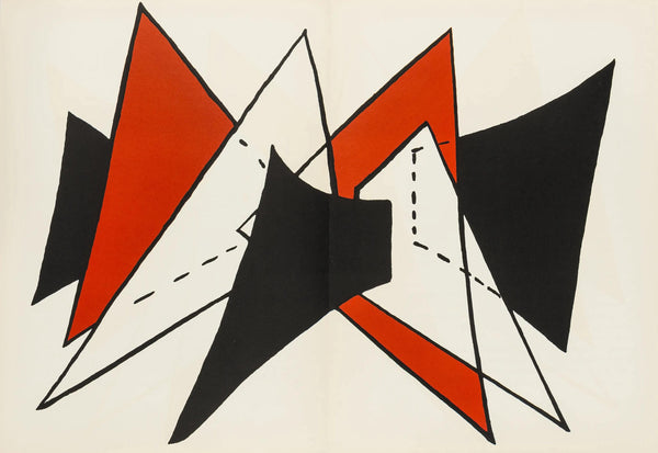 Alexander Calder, Composition, Derrière le miroir, Limited Edition Lithograph