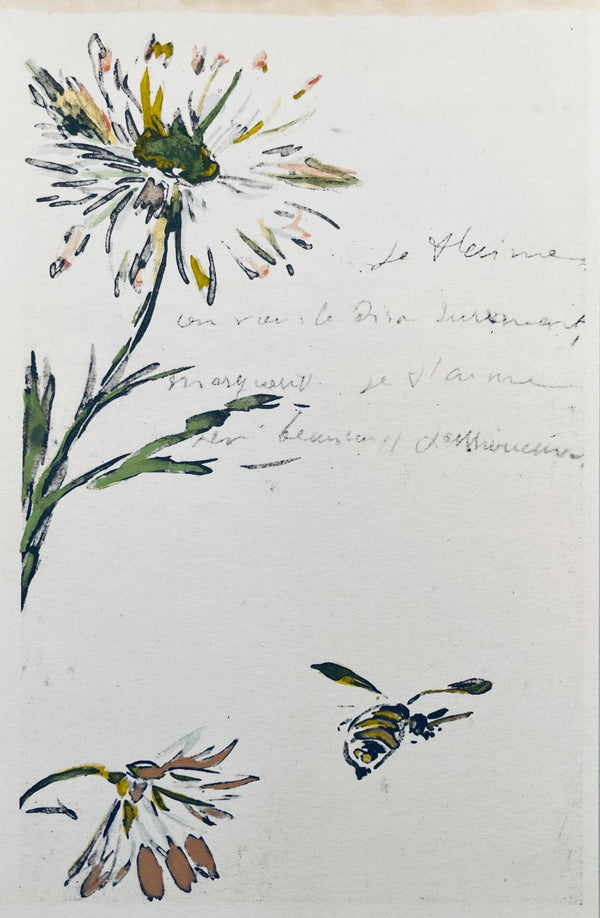 Édouard Manet, Composition, Édouard Manet, Letters with Aquarelles, Limited Edition Lithograph