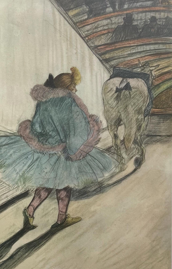 Henri de Toulouse-Lautrec, Entering the Ring, Henri de Toulouse-Lautrec, At the Circus, Limited Edition Lithograph