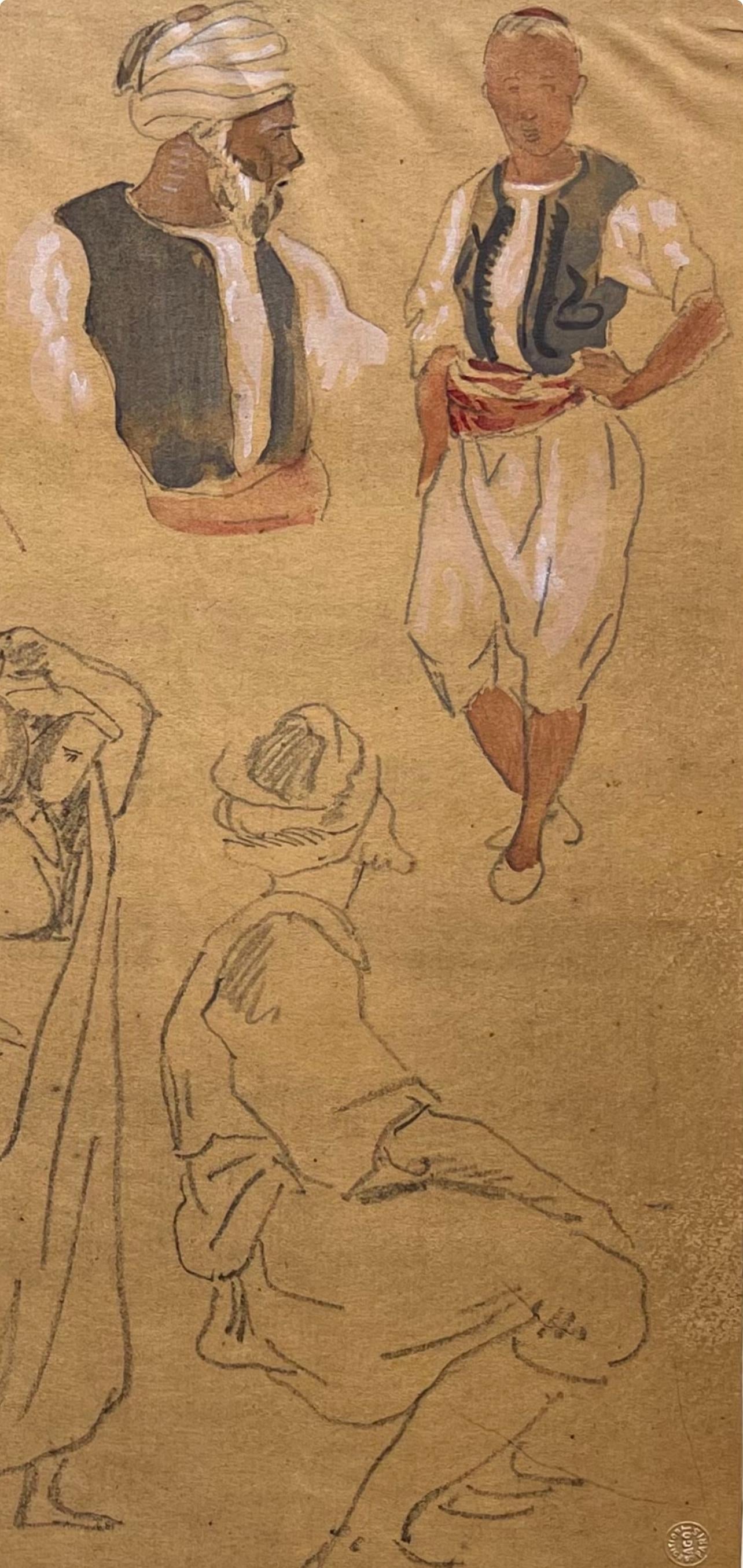 Eugène Delacroix, Composition, Trente et un Dessins et Aquarelles du Maroc, Limited Edition Lithograph