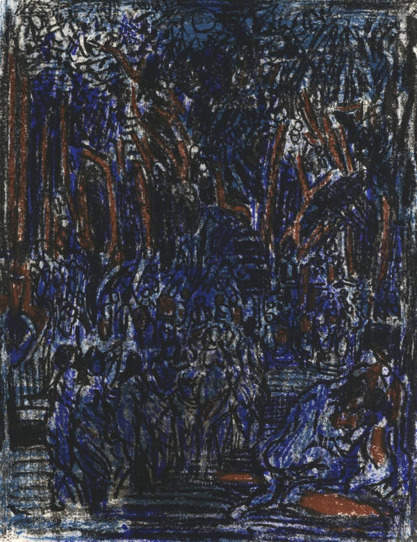 André Cottavoz, Composition, L'Odyssée, Limited Edition Lithograph