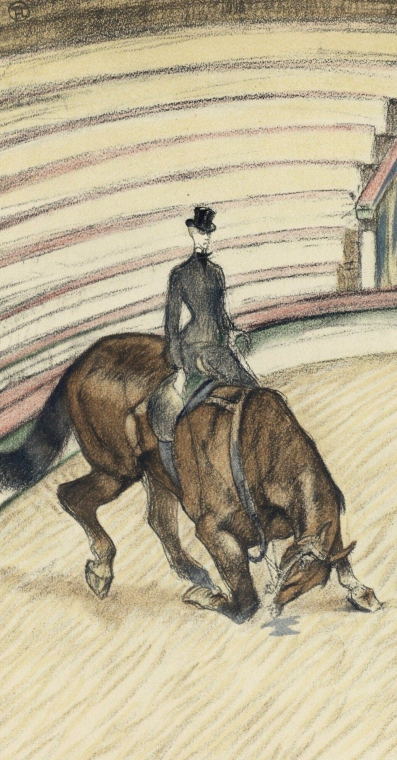Henri de Toulouse-Lautrec, Ecuyere de haute ecole, The Circus by Toulouse-Lautrec, Limited Edition Lithograph