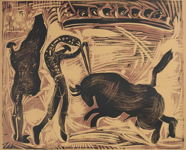 Pablo Picasso, The Banderillero (Orozco 214), Grabados al linóleo, Limited Edition Linocut