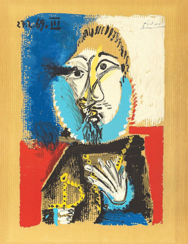 Pablo Picasso, Composition (Orozco 207-261), Vingt-Neuf Portraits Imaginaires, Limited Edition Lithograph