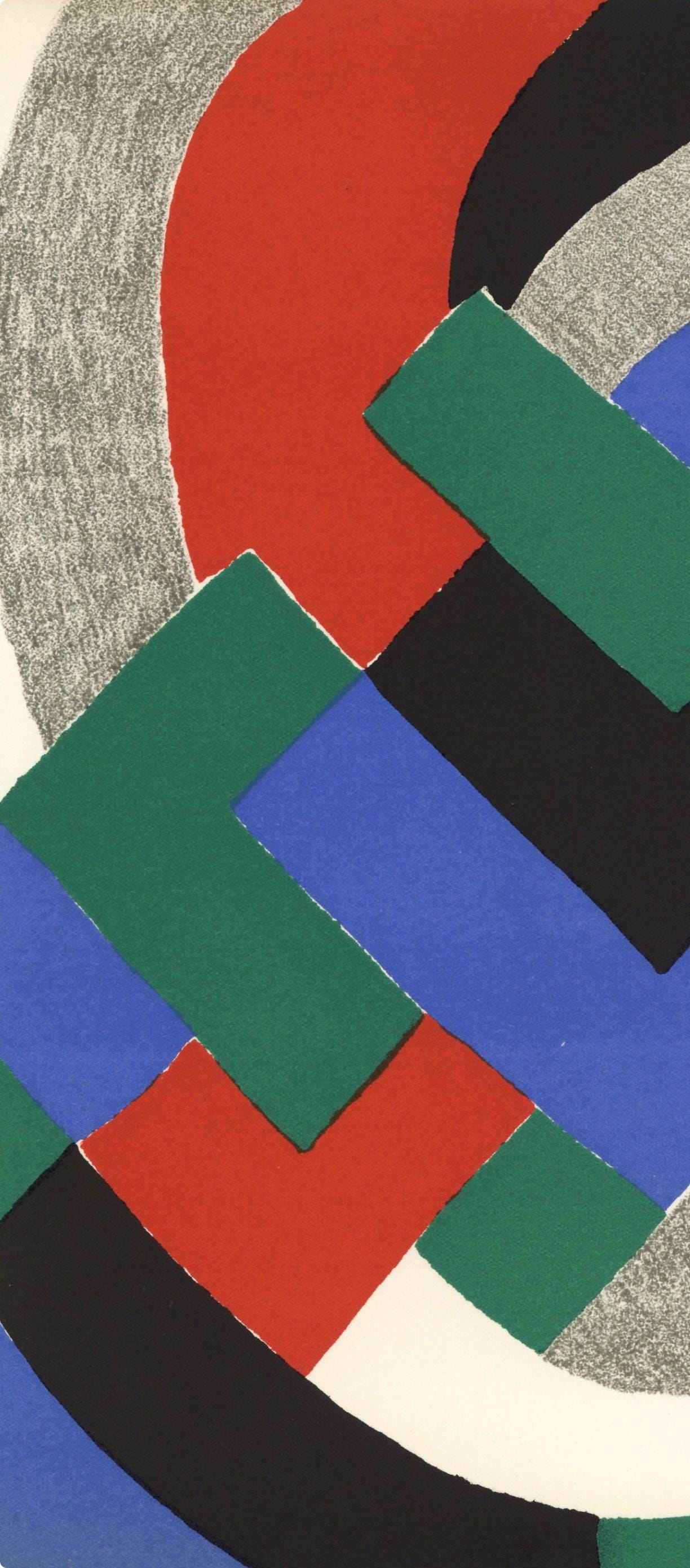 Sonia Delaunay, Composition, XXe siècle, Limited Edition Lithograph