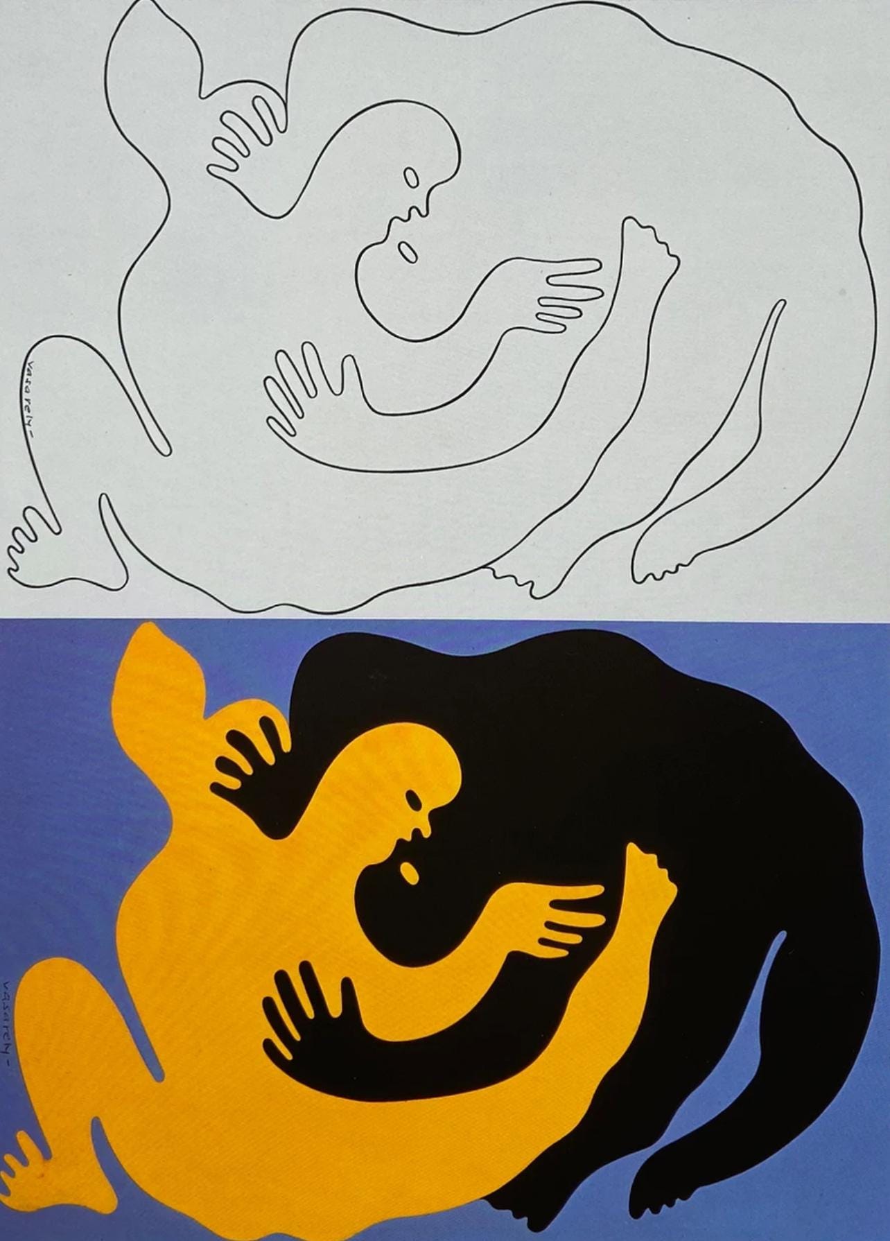 Victor Vasarely, Composition, Graphismes III, Limited Edition Héliogravure