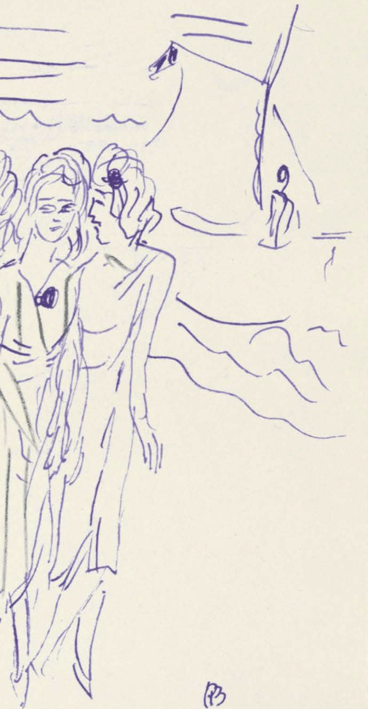 Pierre Bonnard, Composition (Terrasse 54), Pierre Bonnard Correspondences, Limited Edition Lithograph