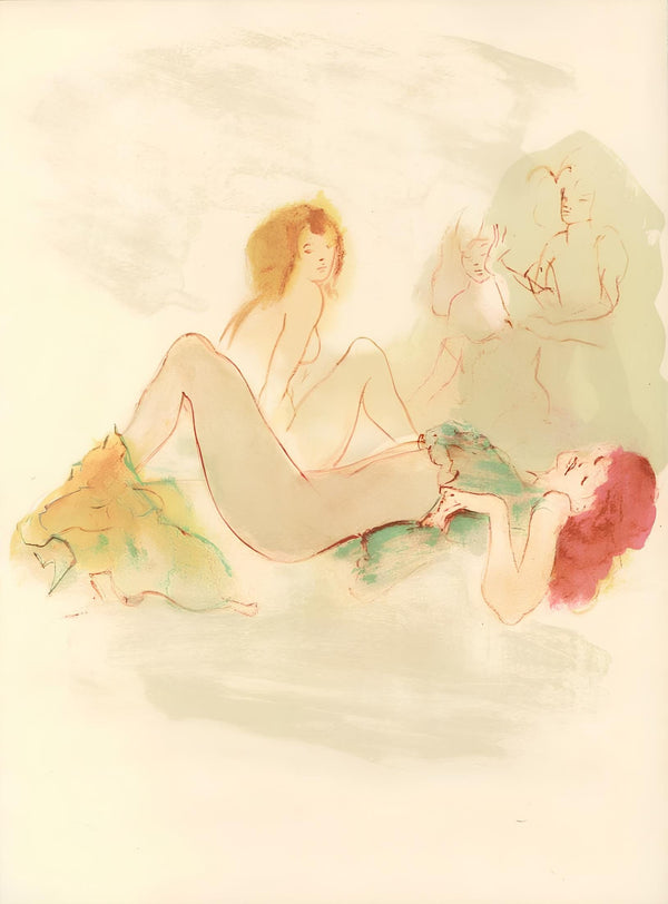 Léonor Fini, Composition, Parallèlement, Limited Edition Lithograph