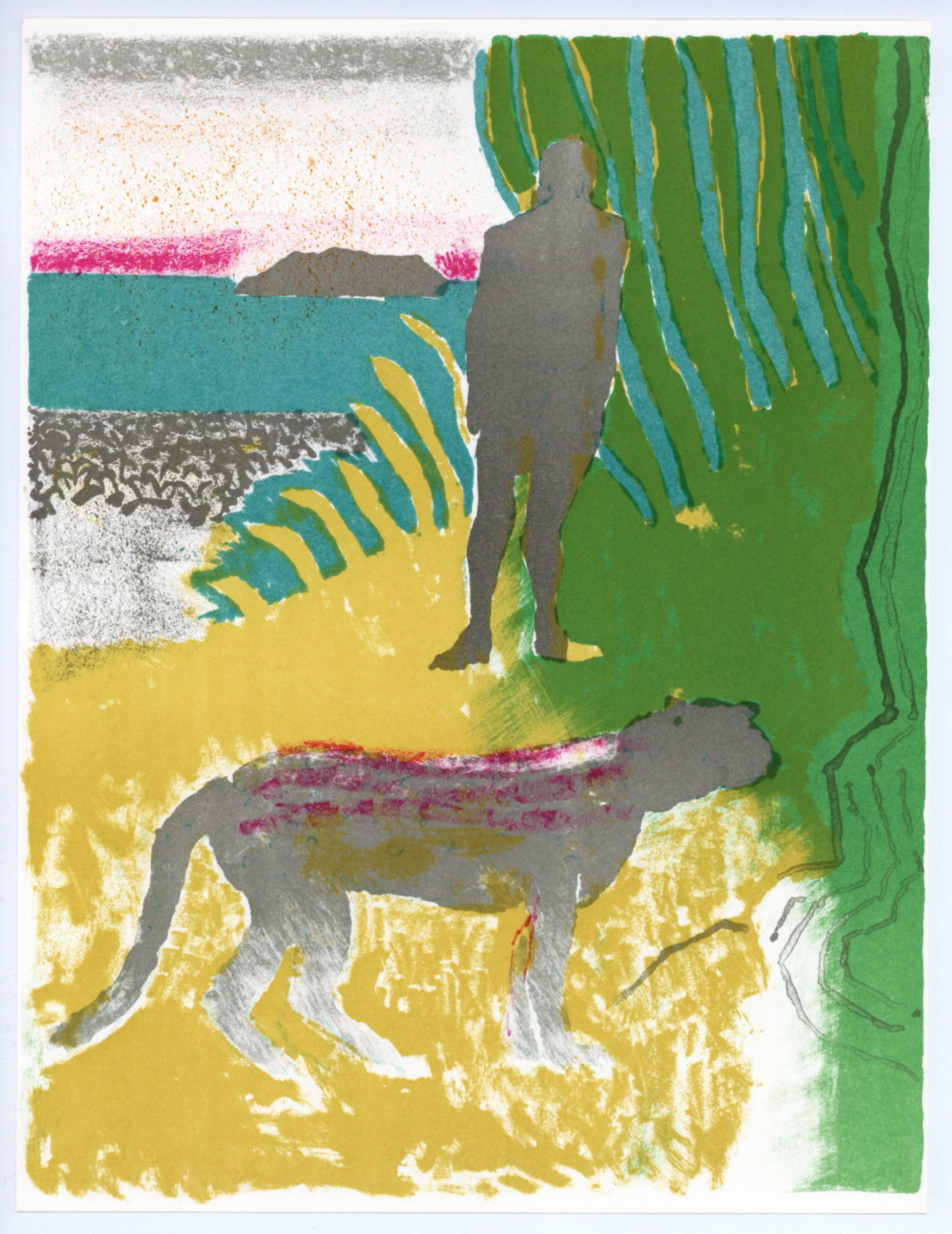 Paul Guiramand, Composition, L'Odyssée, Limited Edition Lithograph