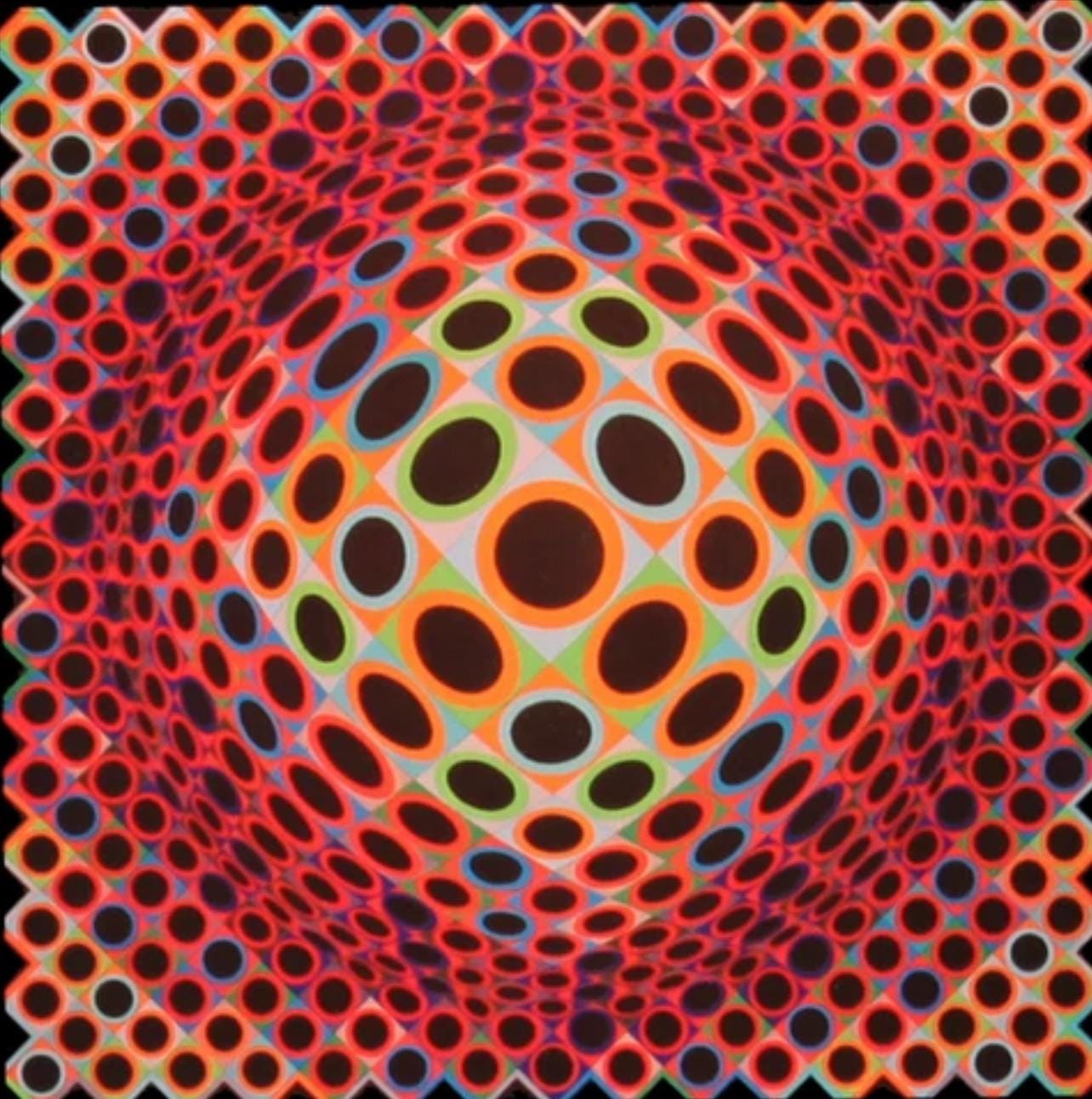 Victor Vasarely, Composition, Vega, Limited Edition Héliogravure