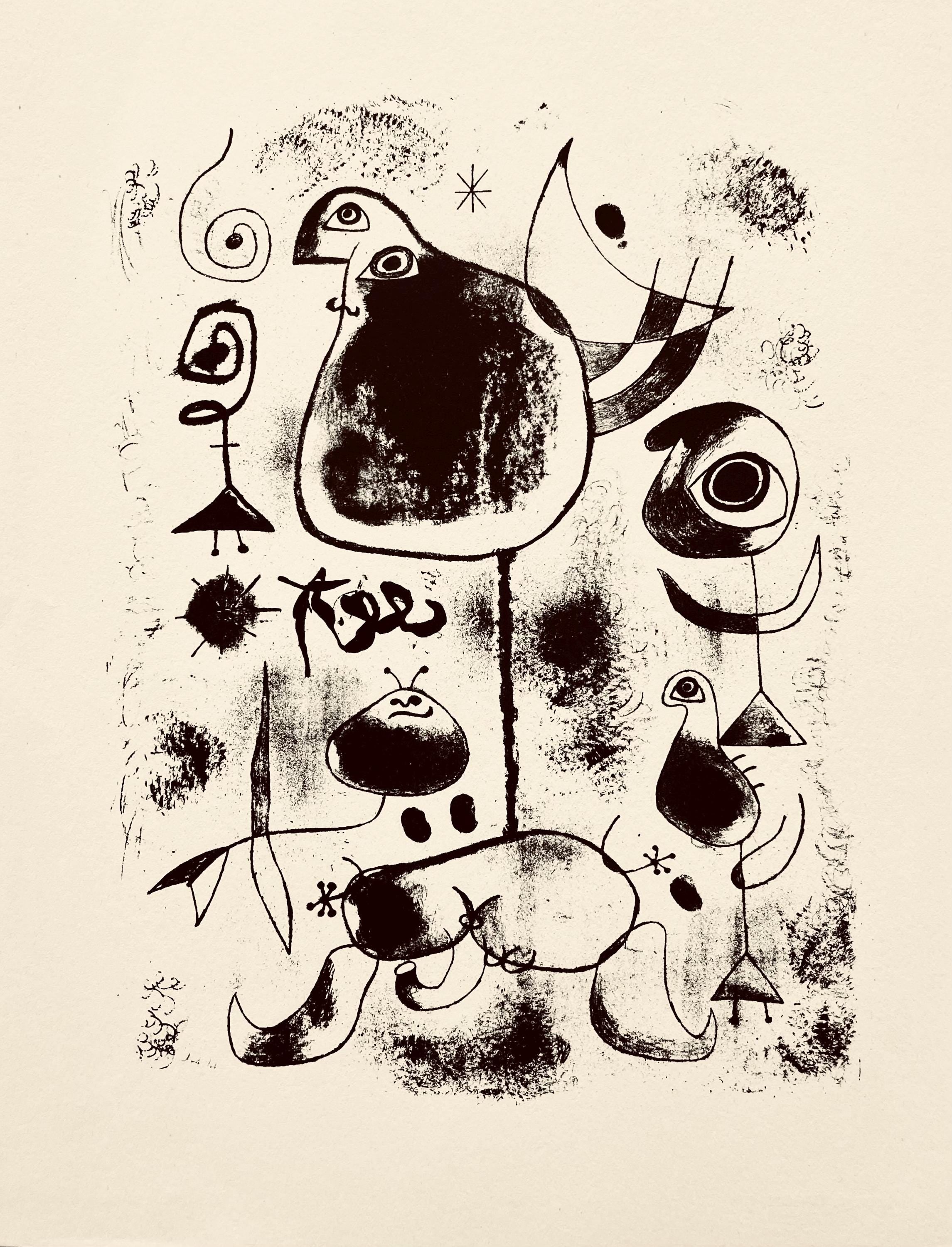 Joan Miró, Composition, The Prints of Joan Miro, Limited Edition Etching