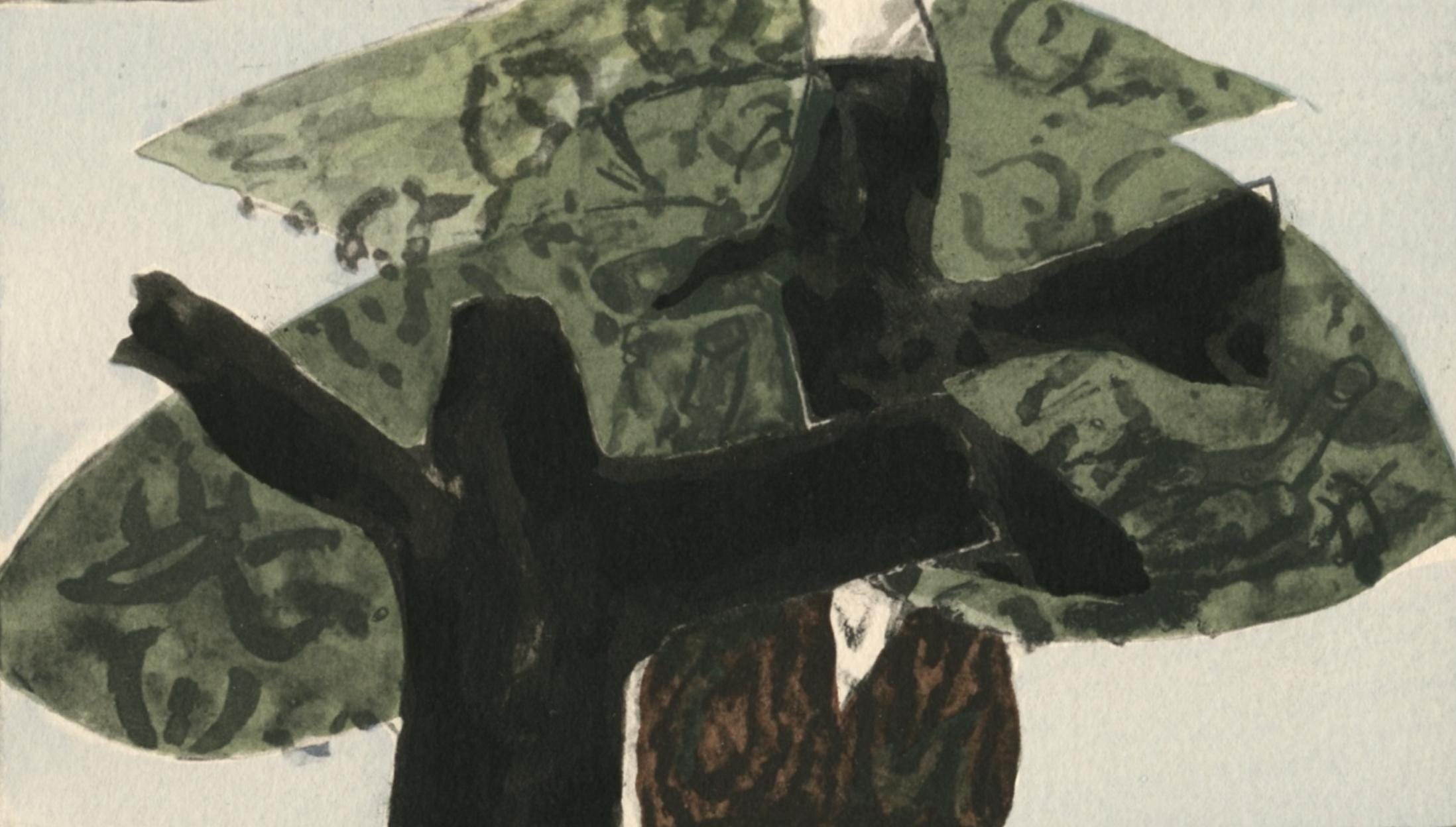 Georges Braque, L'arbre, Georges Braque le solitaire, XXe siècle, Limited Edition Lithograph