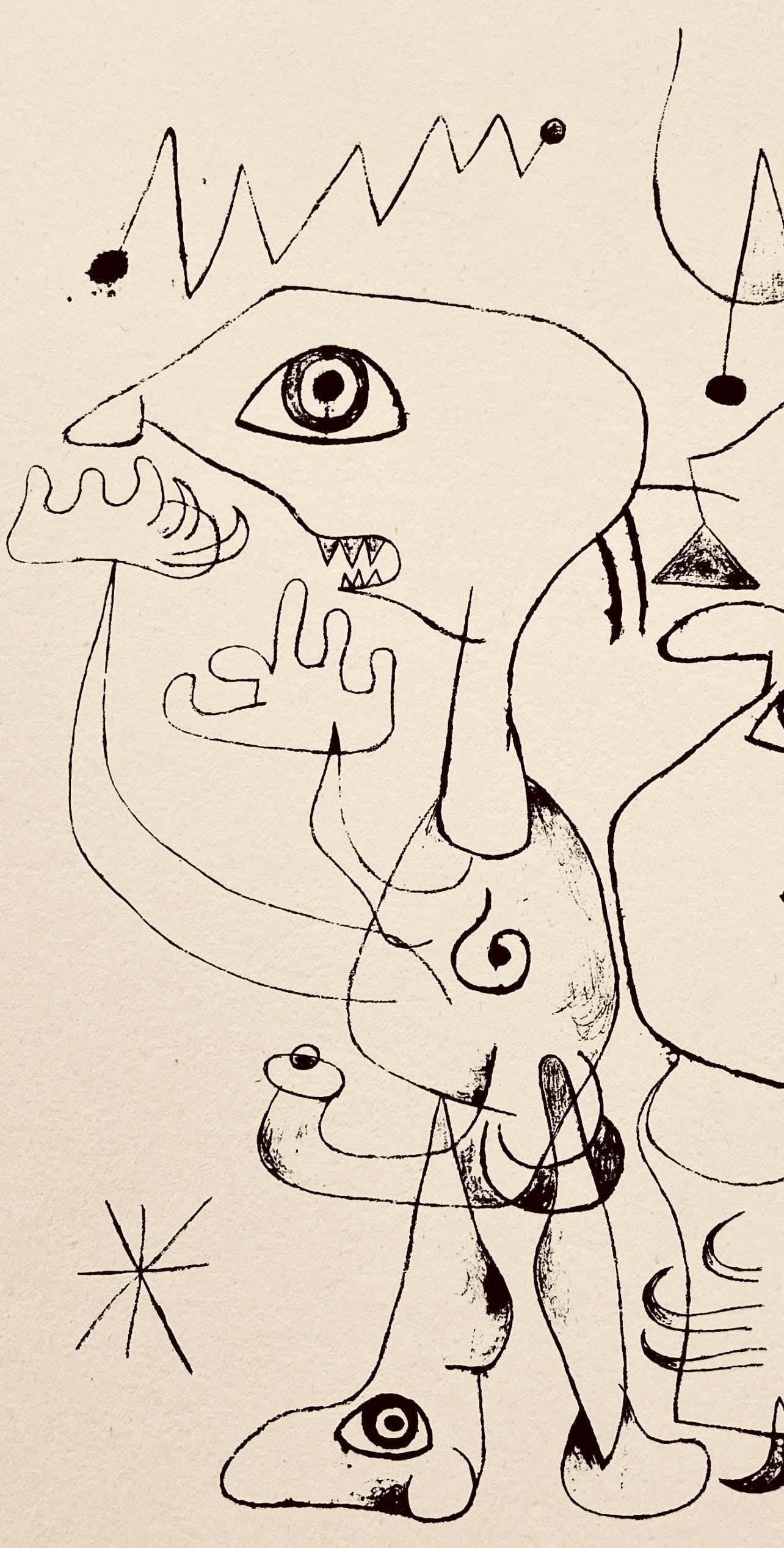 Joan Miró, Composition, The Prints of Joan Miro, Limited Edition Etching
