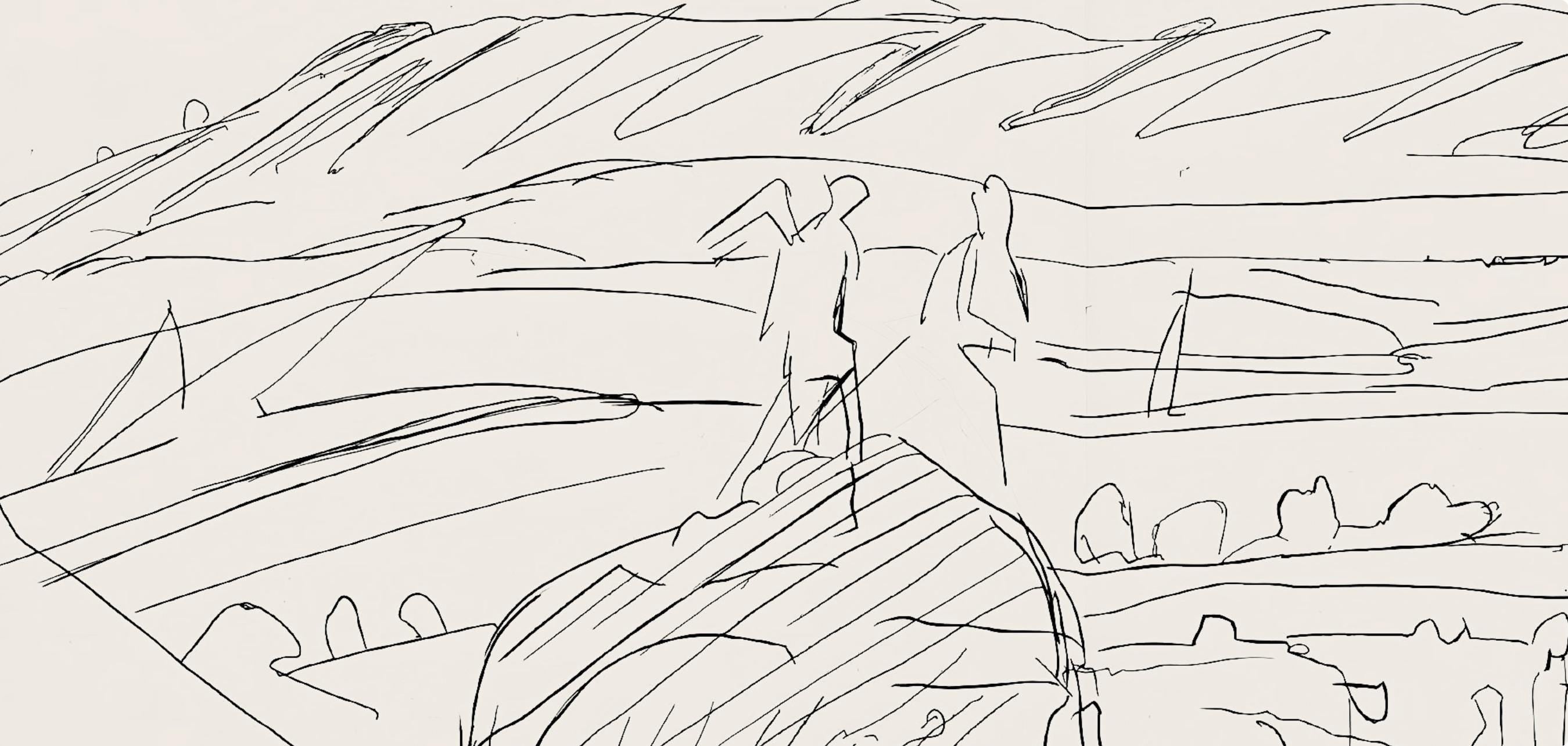 Jacques Villon, Composition (Ginestet/Pouillon 42-64), Hésiode, Les Travaux et les Jours, Limited Edition Etching