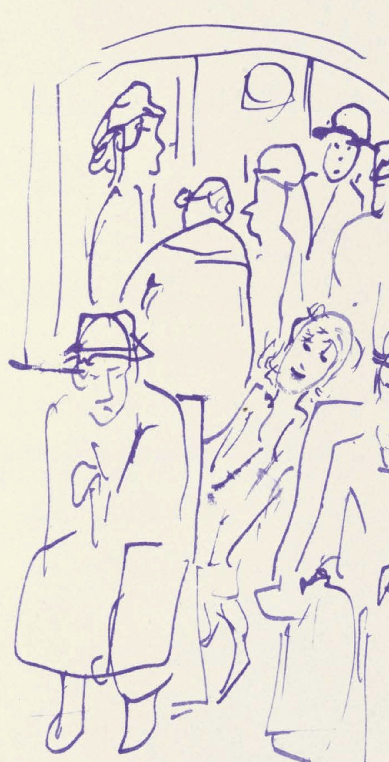 Pierre Bonnard, Composition (Terrasse 54), Pierre Bonnard Correspondences, Limited Edition Lithograph