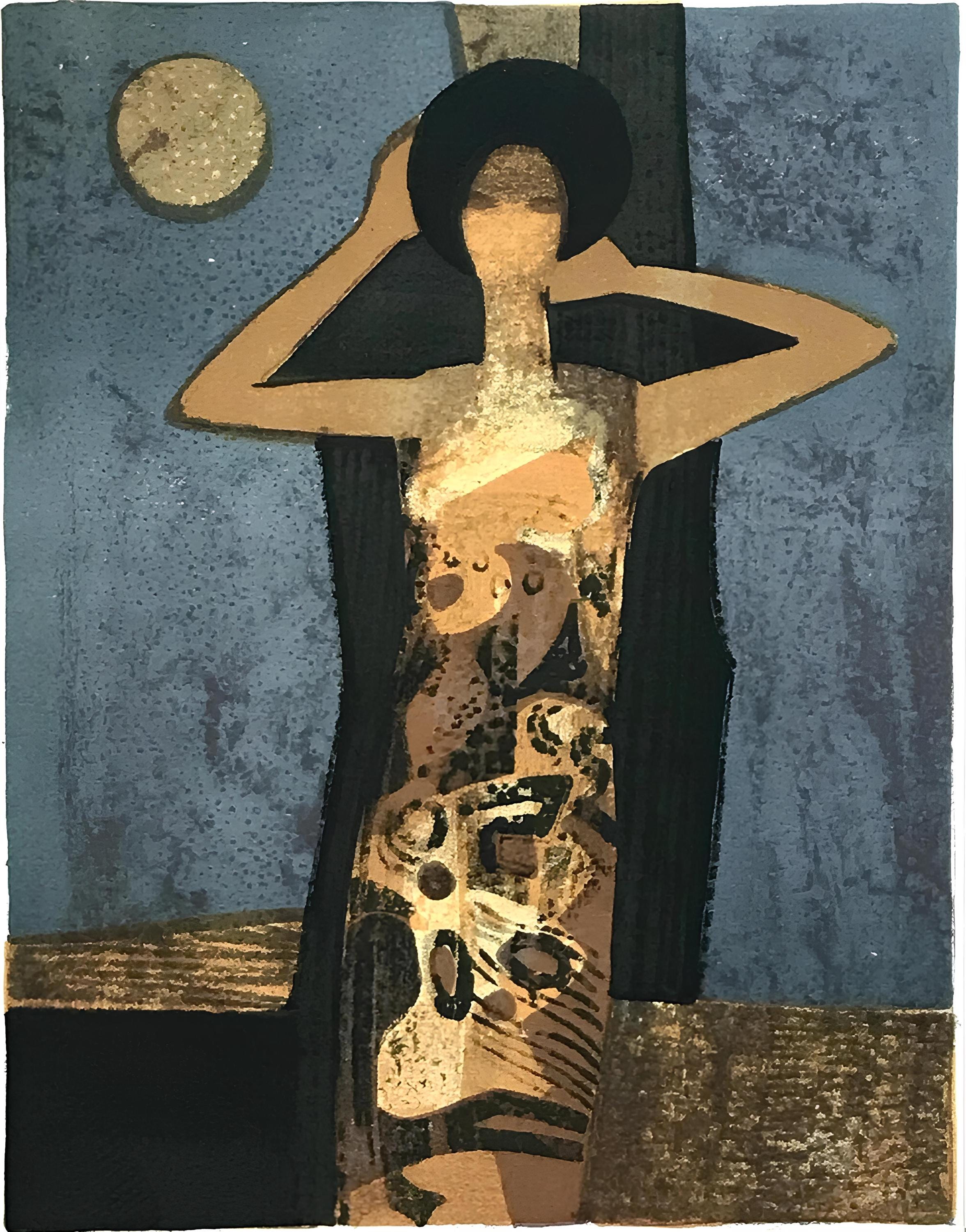 André Minaux, Composition, L'Odyssée, Limited Edition Lithograph