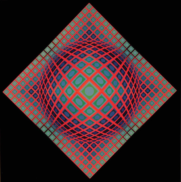 Victor Vasarely, Composition, Vega, Limited Edition Héliogravure