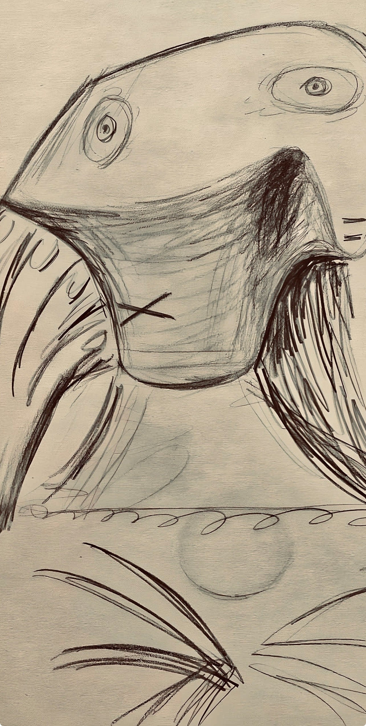 Pablo Picasso, Composition, Carnet de dessins de Picasso, Cahiers d’Art, Limited Edition Lithograph