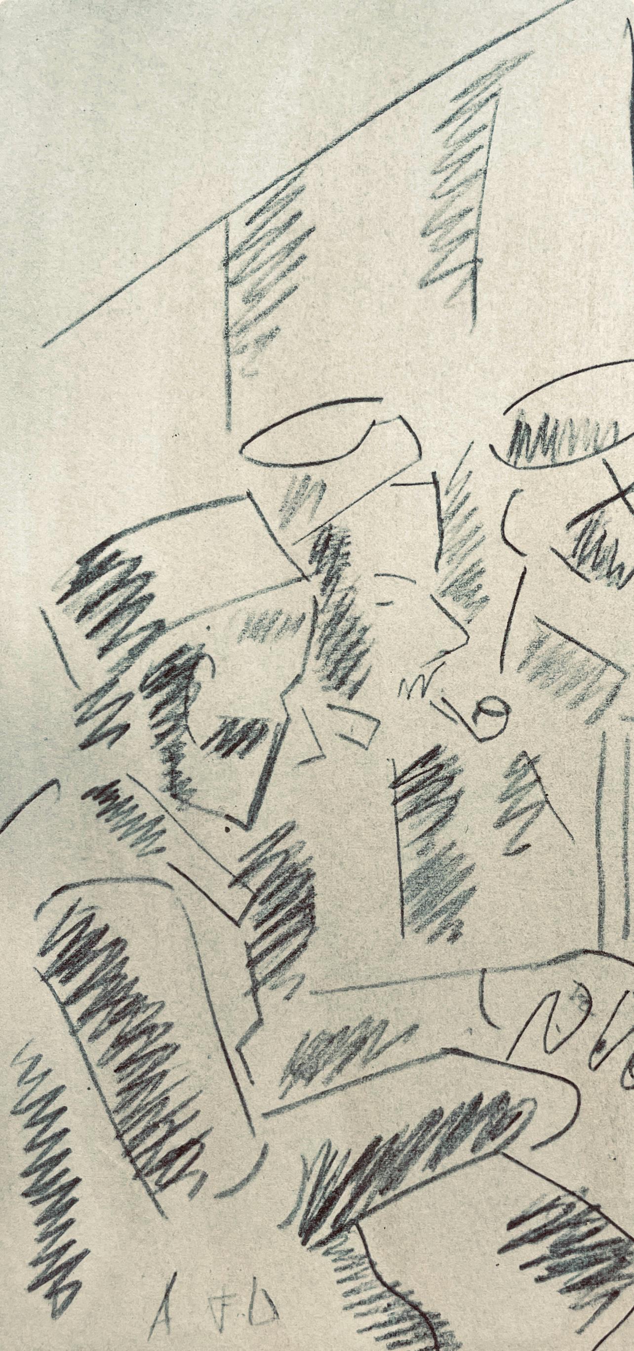 Fernand Léger, Soldats Au Repos, Fernand Léger, Dessins de Guerre, Limited Edition Lithograph