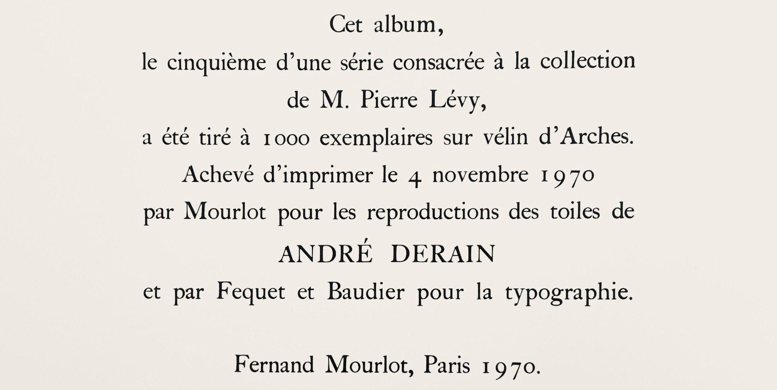 André Derain, Nature morte aux Poissons et a La Poêle, André Derain, Collection Pierre Lévy, Limited Edition Lithograph