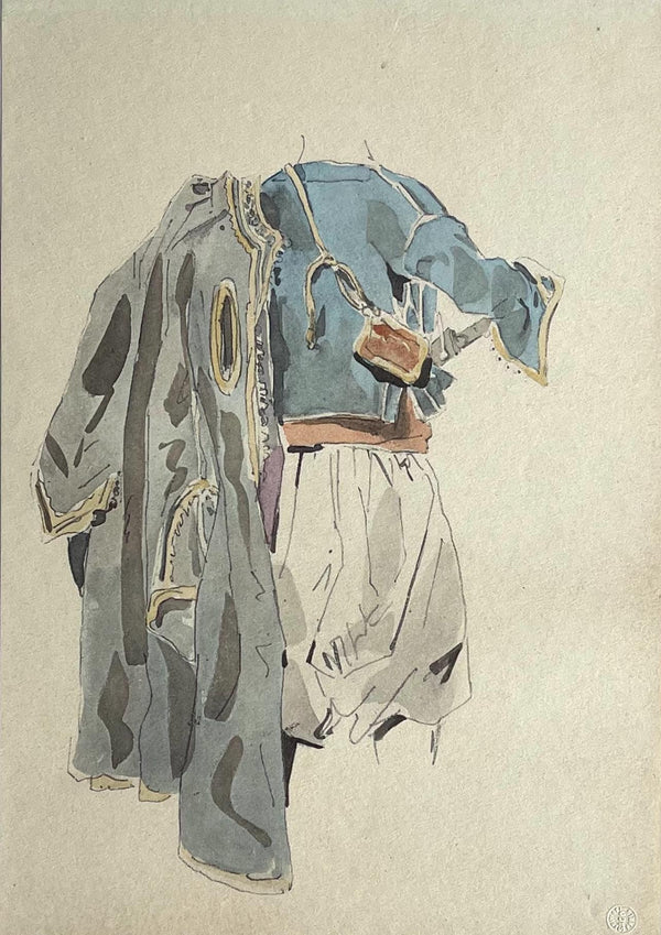 Eugène Delacroix, Composition, Trente et un Dessins et Aquarelles du Maroc, Limited Edition Lithograph