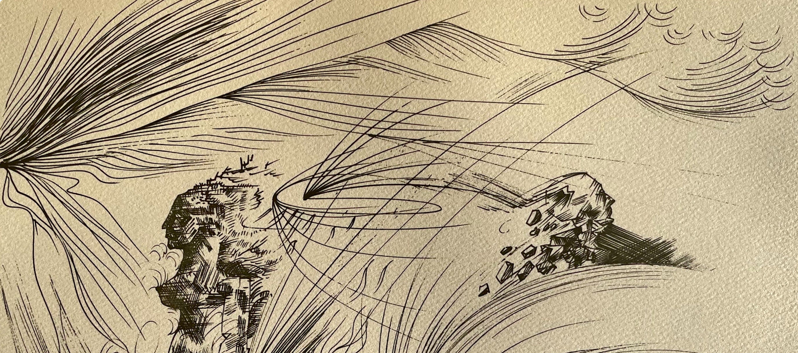 André Masson, Dessin pour la mythologie de l'être, Masson Dessins, Limited Edition Lithograph