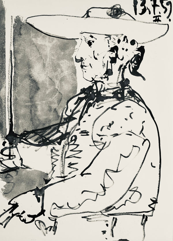 Pablo Picasso, Composition (Bloch 1276; Czwiklitzer 23), Toros y Toreros, Limited Edition Lithograph