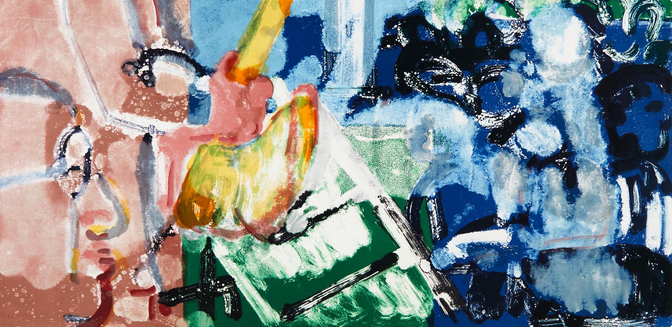 Romare Bearden, Bopping at the Birdland (Gelburd/Rosenberg 70-77), Jazz Series, Limited Edition Lithograph
