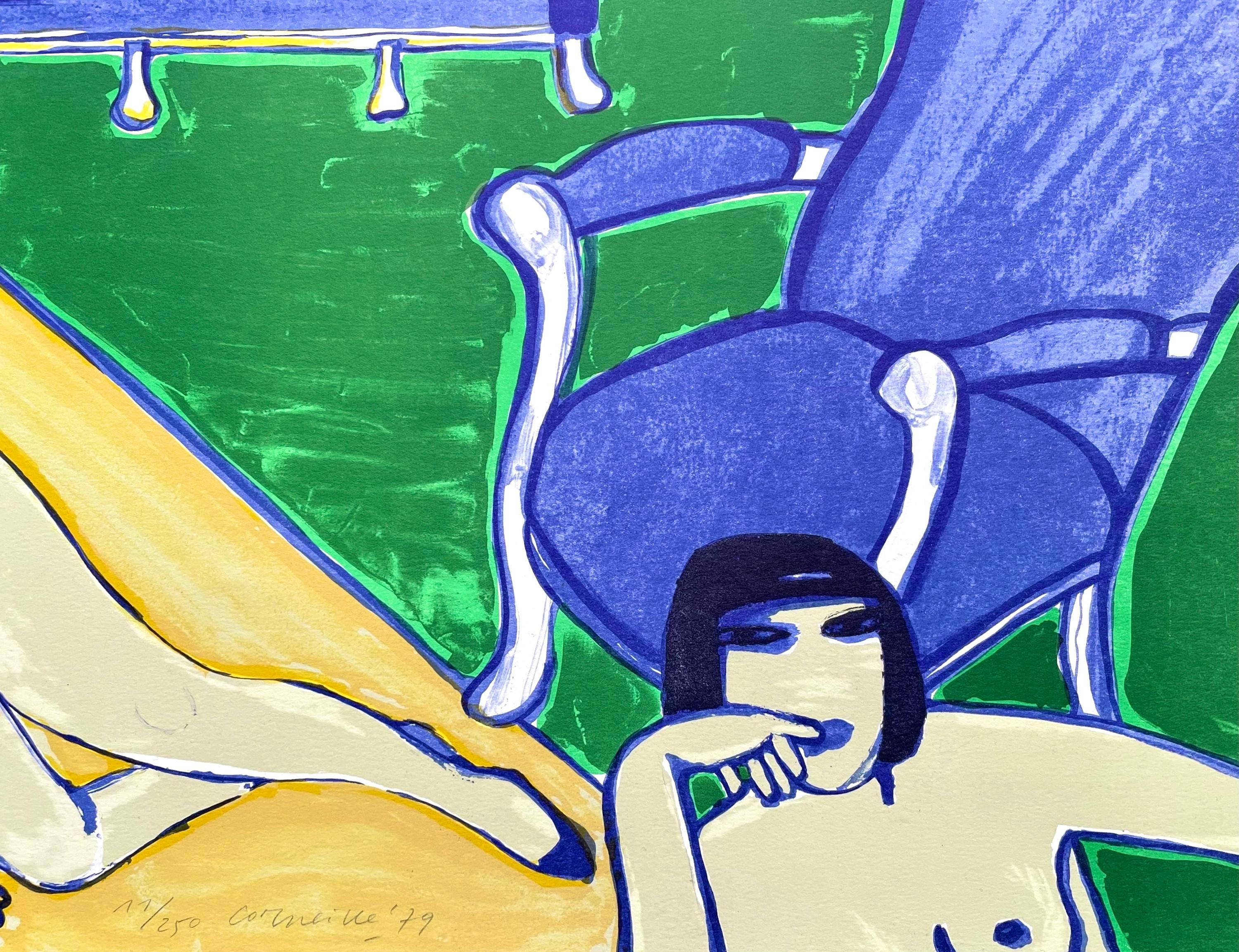 Guillaume Cornelis van Beverloo, Corneille, La Chambre En Luminance, Limited Edition Lithograph