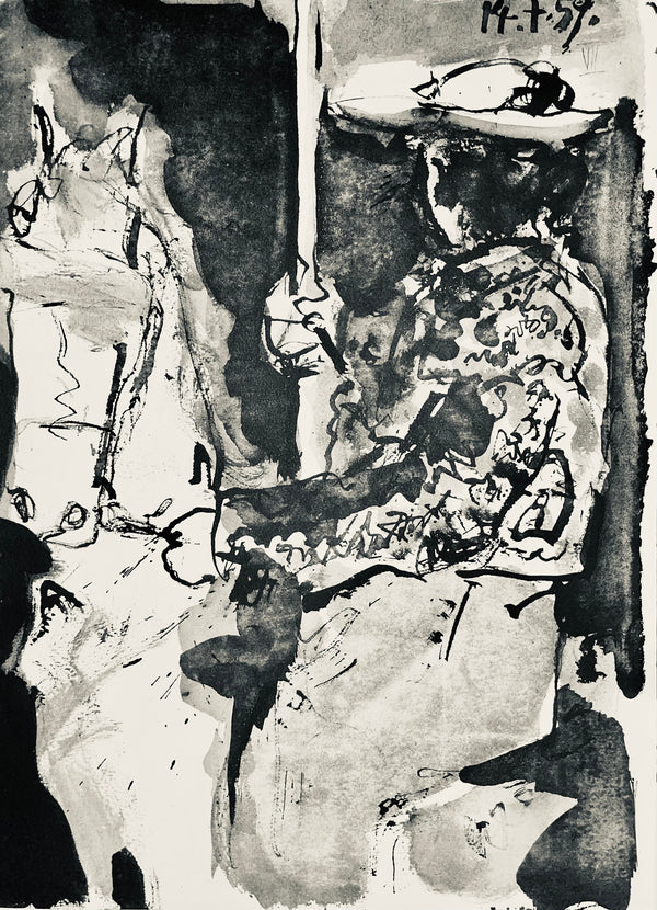 Pablo Picasso, Composition (Bloch 1276; Czwiklitzer 23), Toros y Toreros, Limited Edition Lithograph