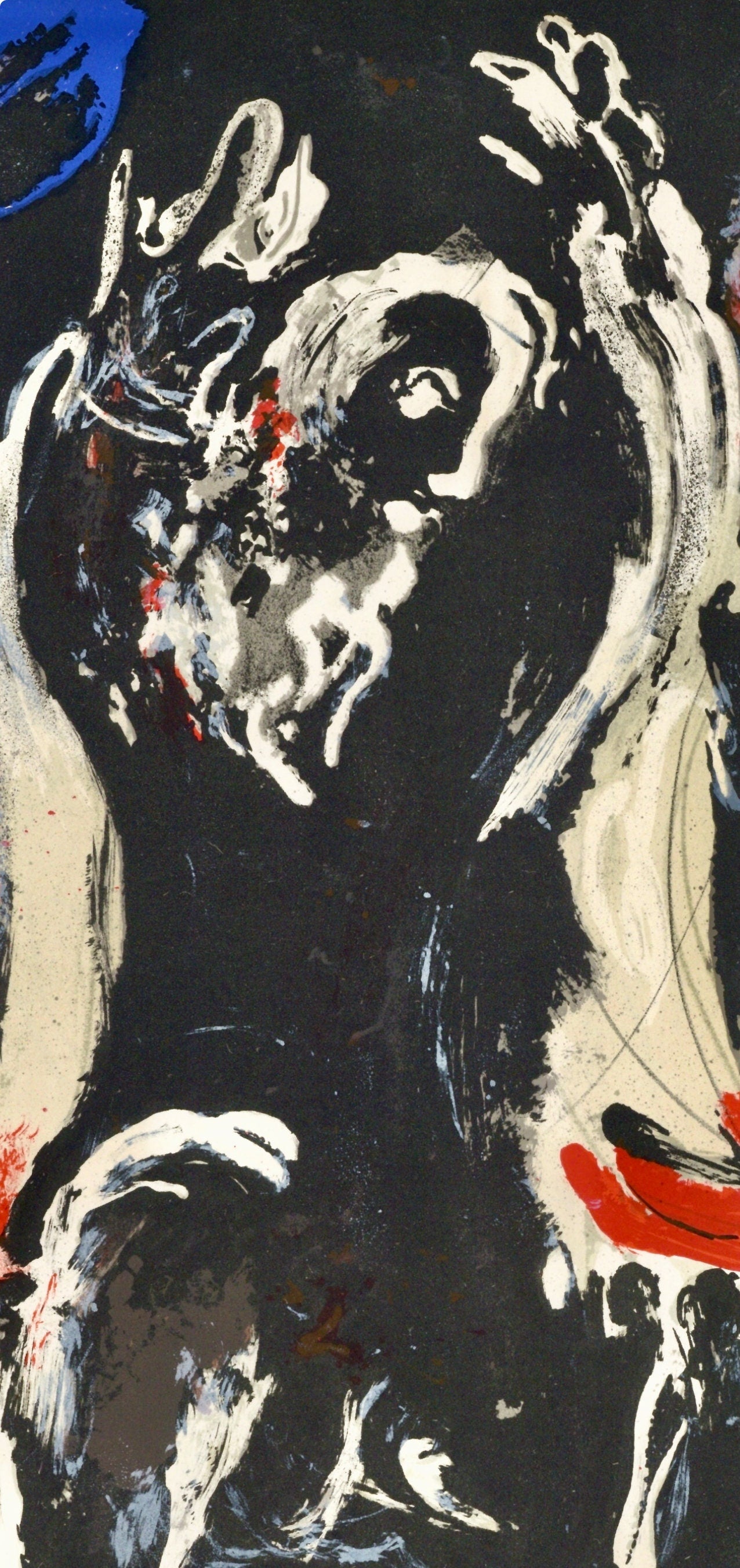 Marc Chagall, Isaiah (Mourlot 117-46; Cramer 25), Drawings from the Bible by Marc Chagall, Verve: Revue, Limited Edition Lithograph
