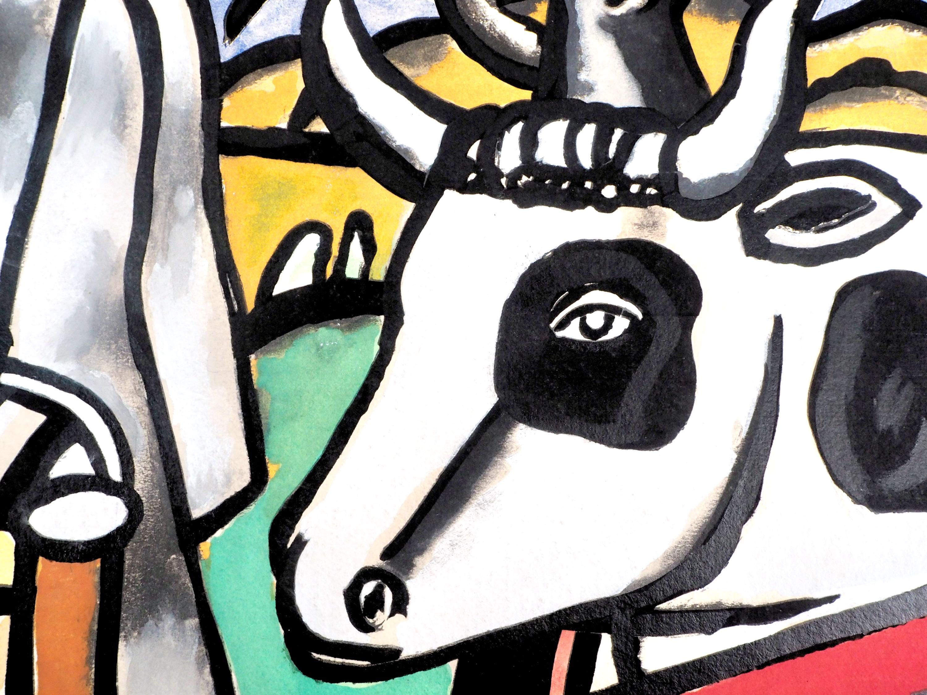 Fernand Léger, Composition, Contrastes, Limited Edition Lithograph