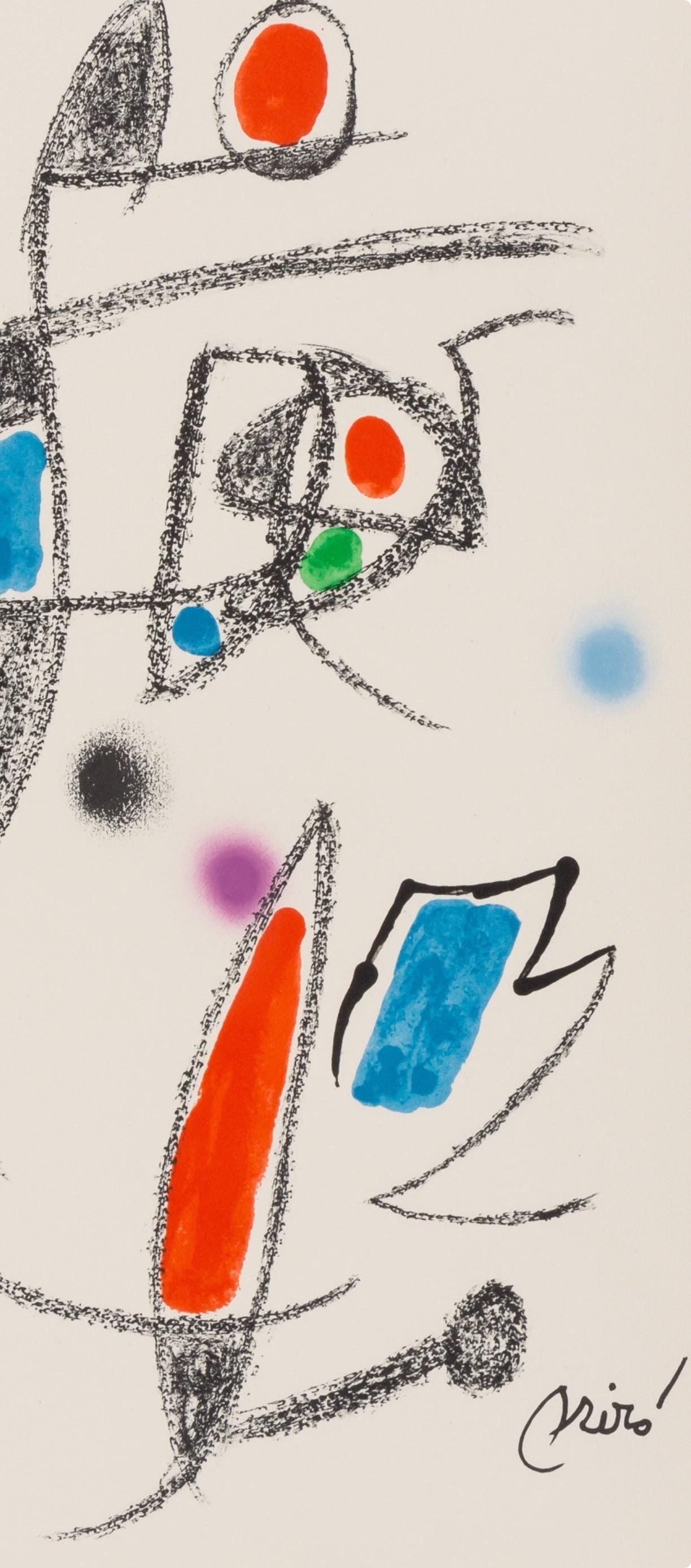 Joan Miró, Composition (Mourlot, 1051-1072), Maravillas con Variaciones acrósticas en el Jardín de Miró, Limited Edition Lithograph
