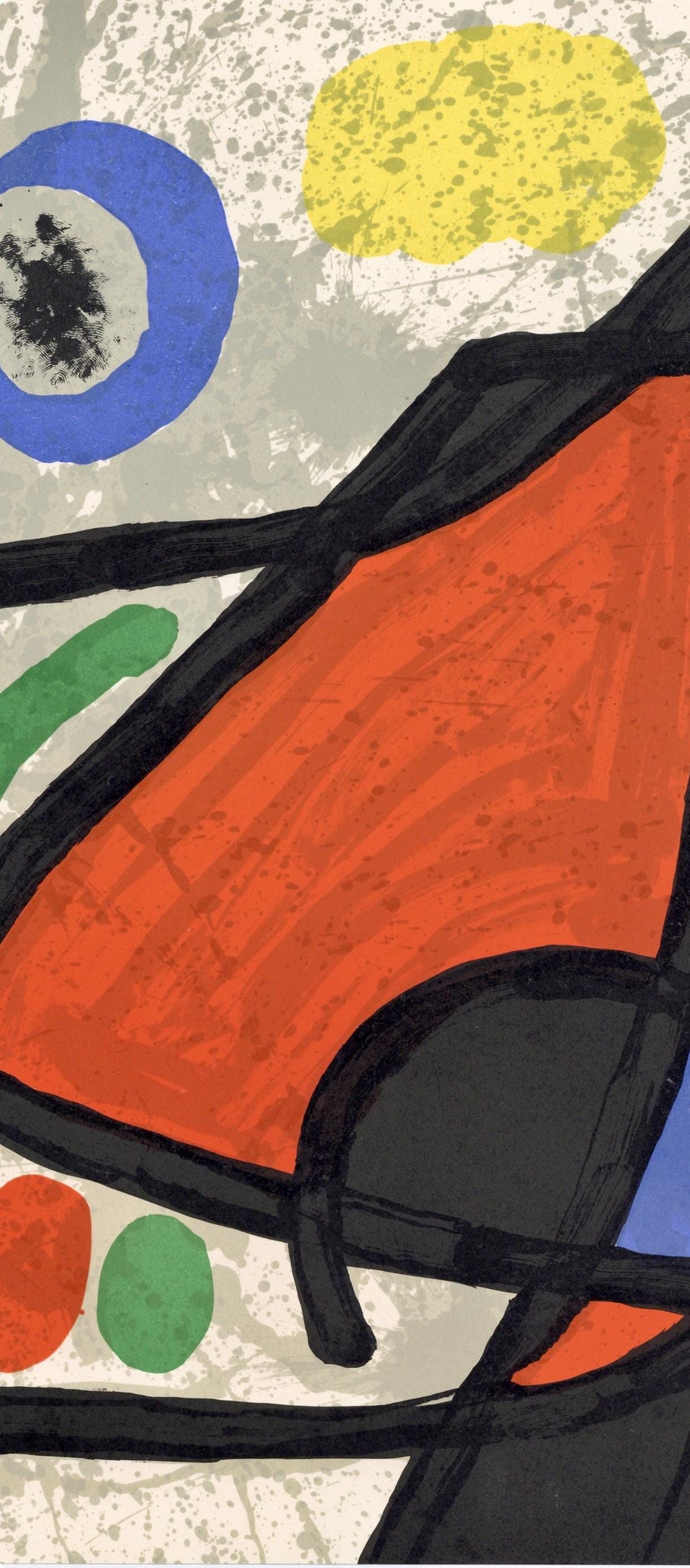 Joan Miró, Composition, Derrière le miroir, Limited Edition Lithograph