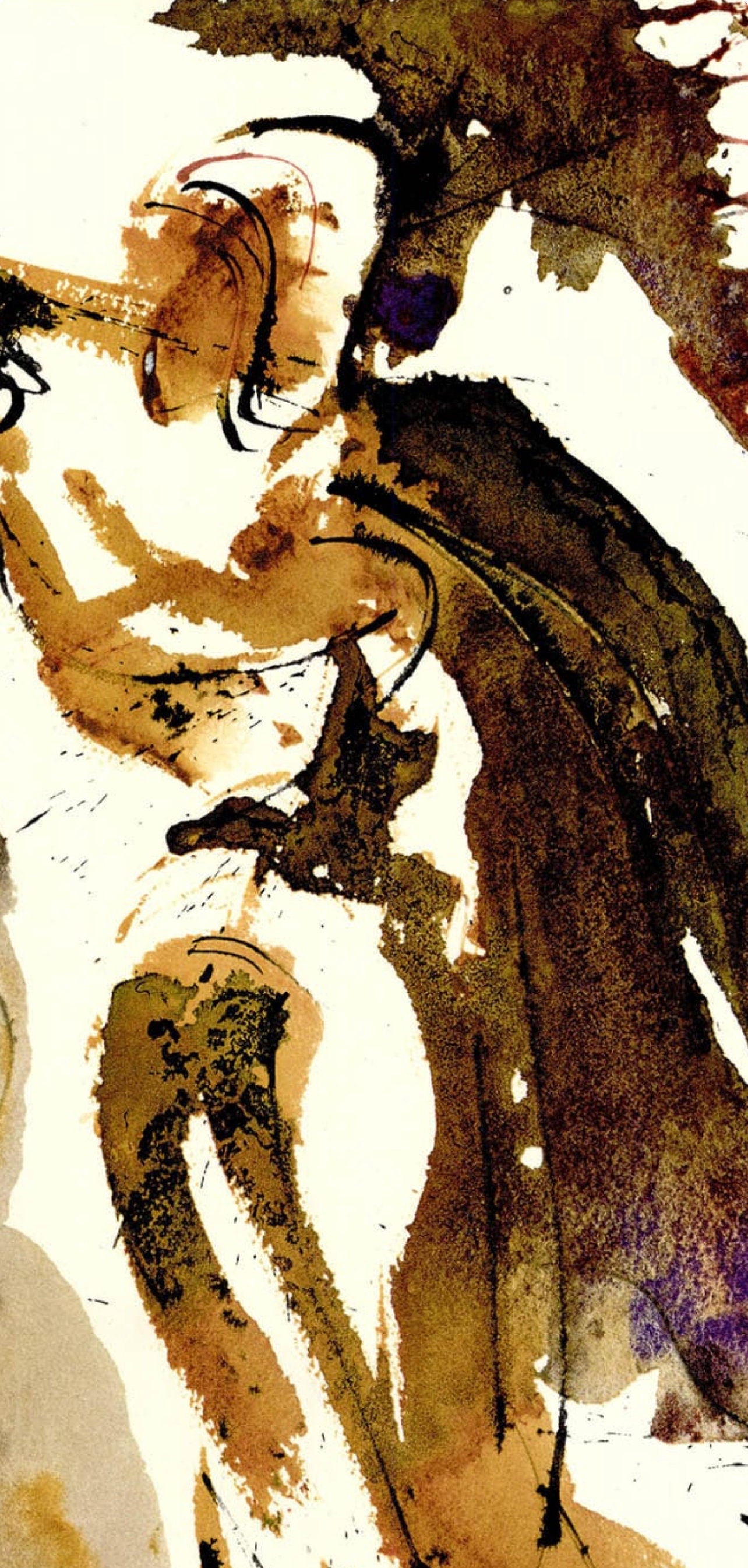Salvador Dali, Composition (Michler/Löpsinger 1600; Field 69-3), Biblia Sacra, Limited Edition Lithograph