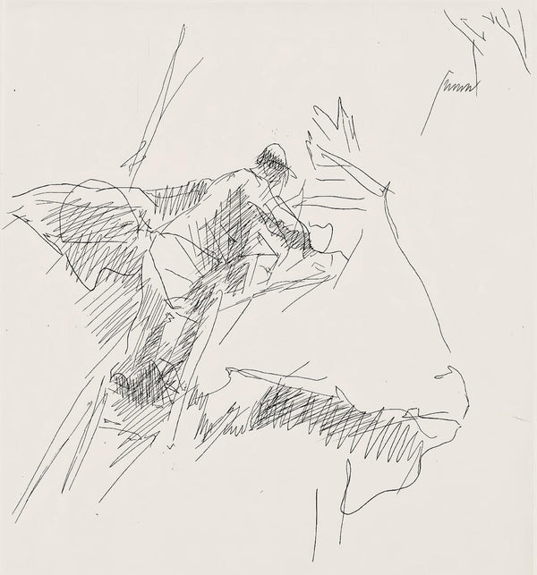 Jacques Villon, Composition (Ginestet/Pouillon 42-64), Hésiode, Les Travaux et les Jours, Limited Edition Etching