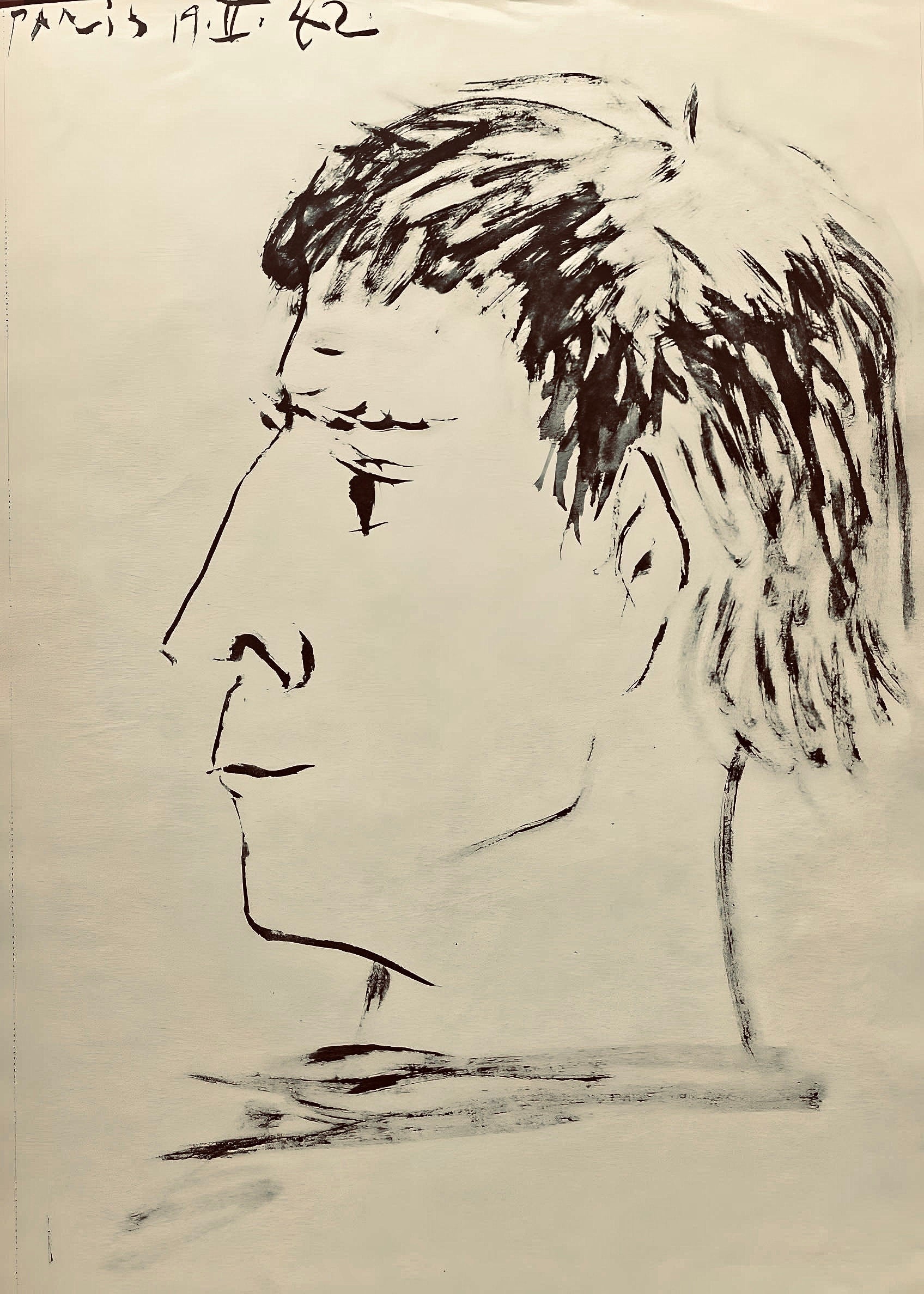 Pablo Picasso, Composition, Carnet de dessins de Picasso, Cahiers d’Art, Limited Edition Lithograph