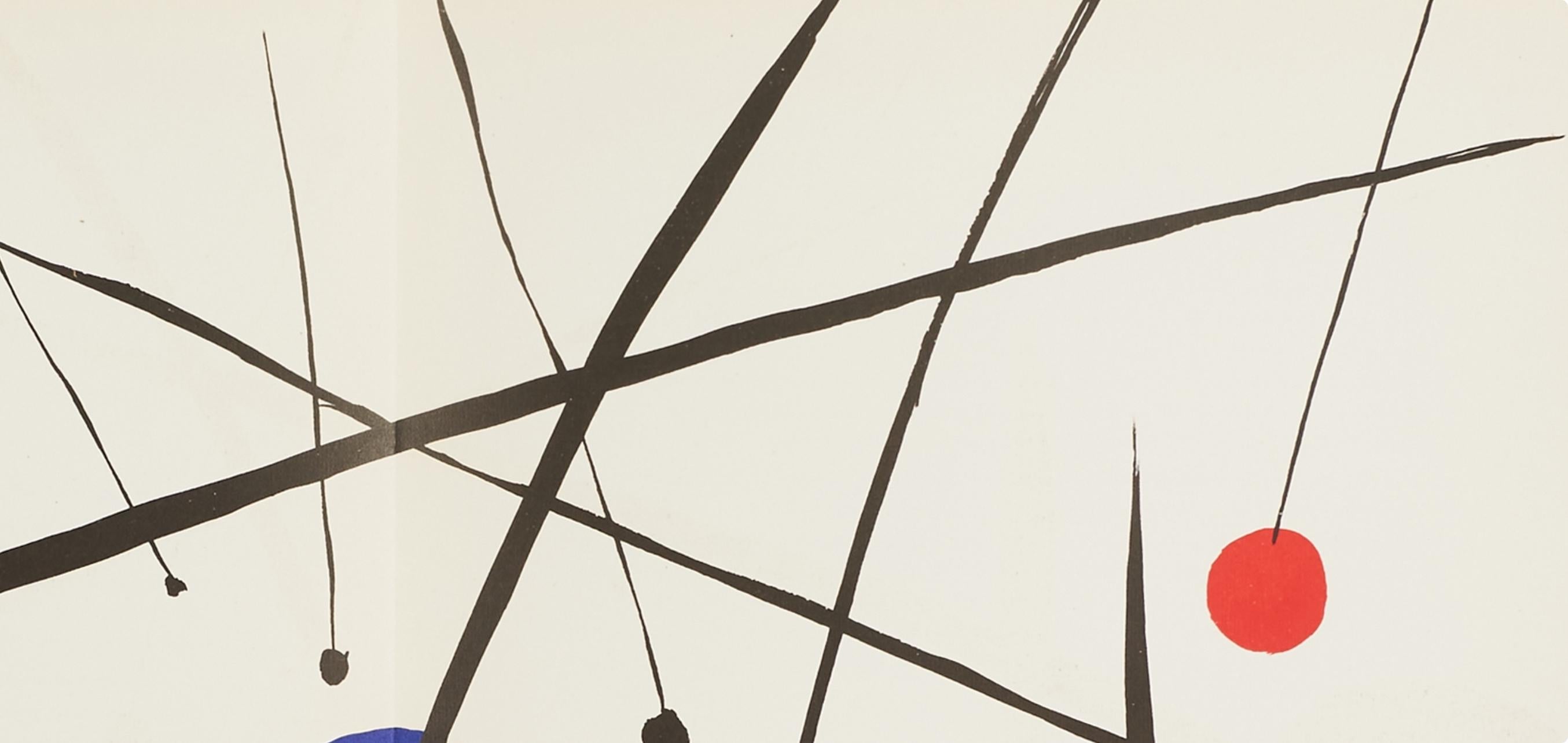 Alexander Calder, Composition, Derrière le miroir, Limited Edition Lithograph