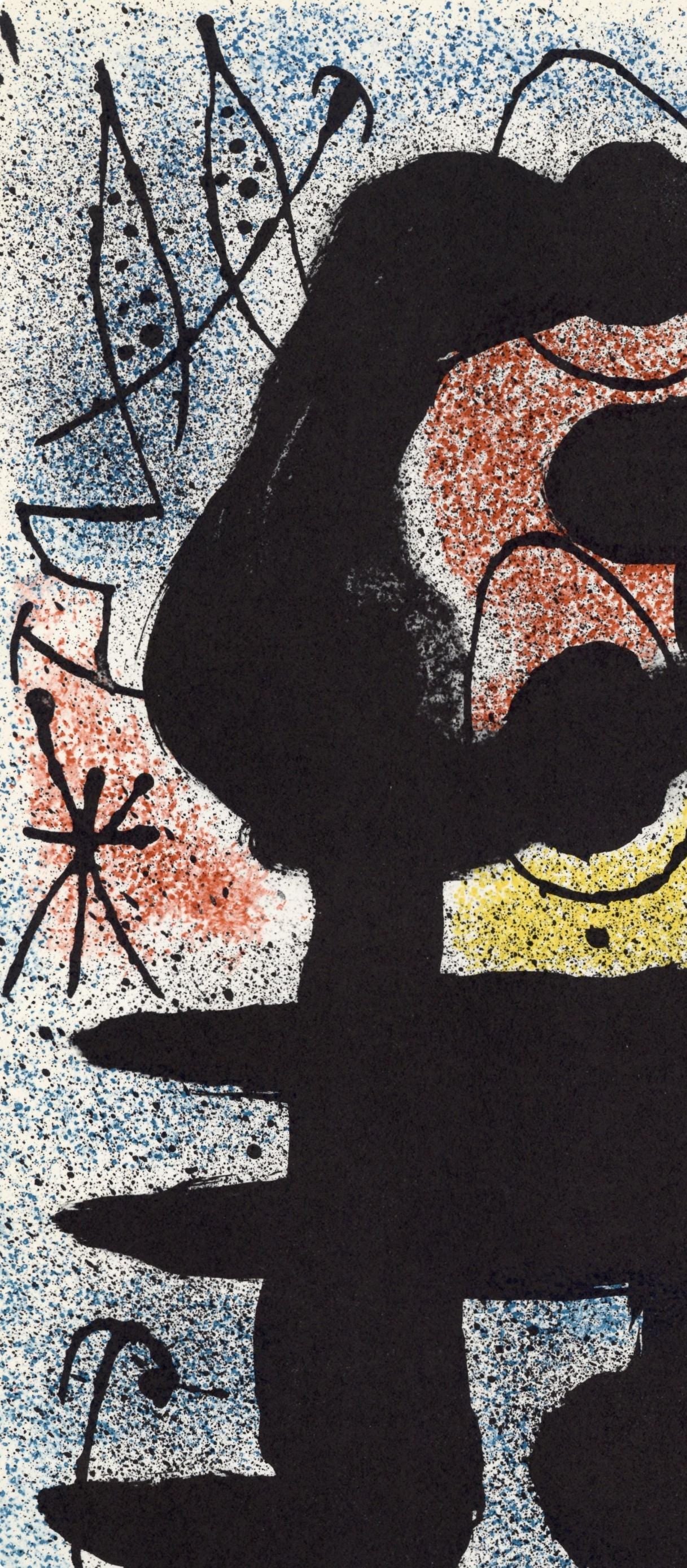 Joan Miró, Composition (Cramer 112; Mourlot 439-442), Derrière le miroir, Limited Edition Lithograph