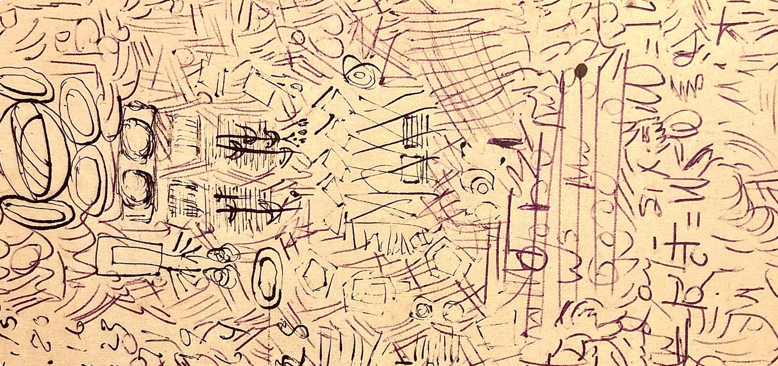 Jackson Pollock, Composition, Jackson Pollock, The Last Sketchbook, Limited Edition Lithograph