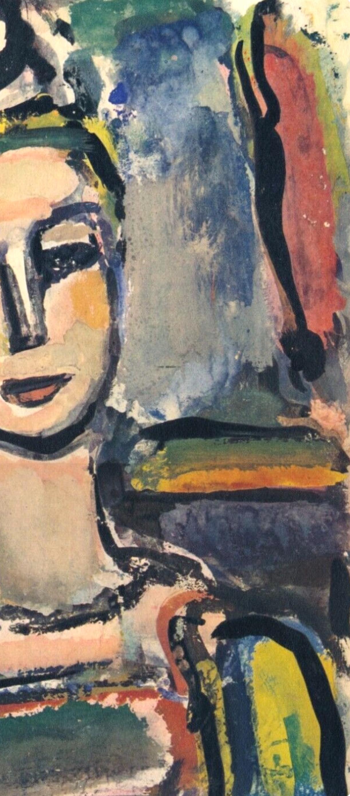 Georges Rouault, Composition, Divertissement, Limited Edition Lithograph