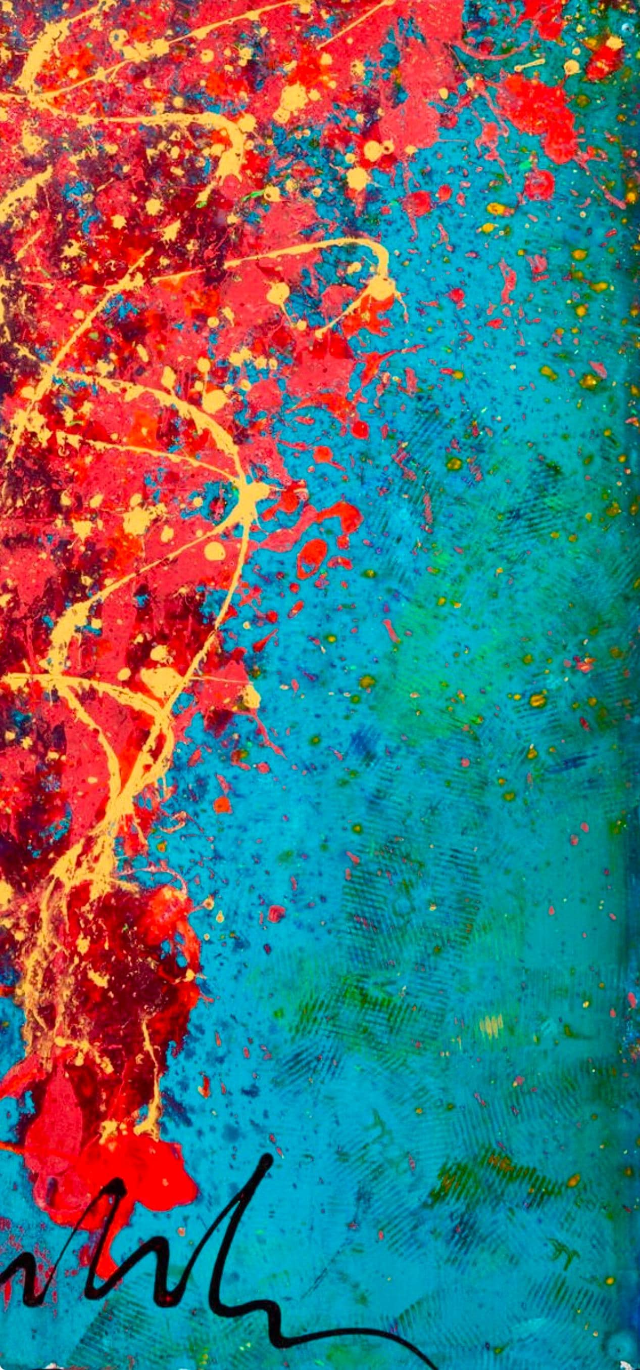 Dale Chihuly, Composition, Chandelier Series, Original Painting