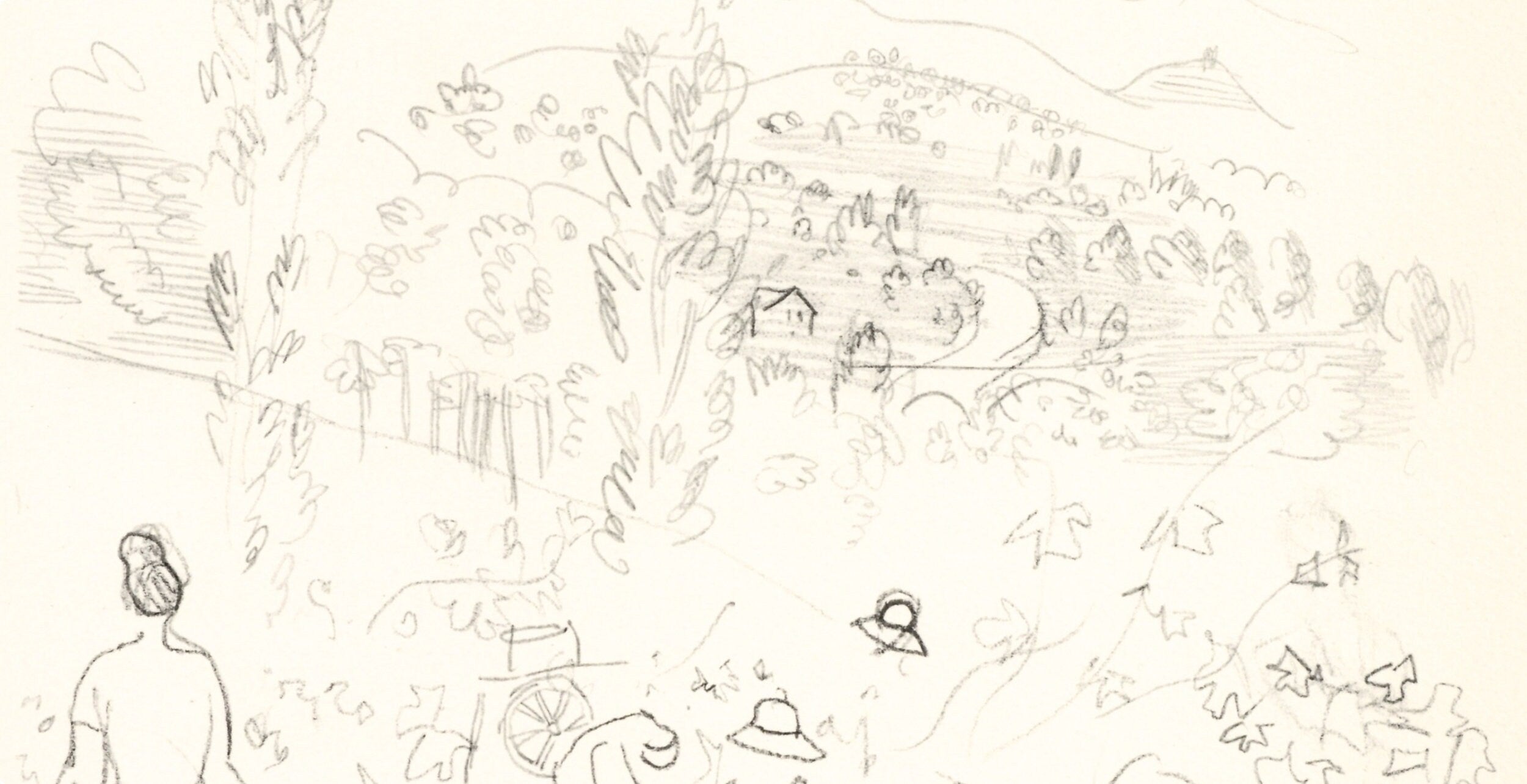 Raoul Dufy, Coteaux en Septembre, Vins, Fleurs et Flammes, Limited Edition Lithograph