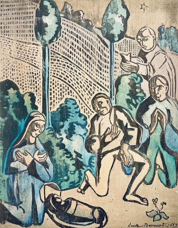 Émile Bernard, Composition, Éloge de Émile Bernard, Limited Edition Woodcut